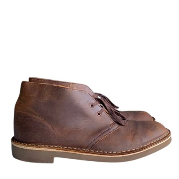 Clarks‎ Chukka Boots Men\'s 9.5 Dark Brown Leather Lace Up Ankle Comfort Shoes main image 11